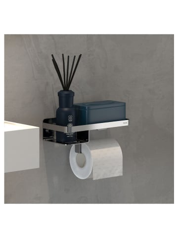 Tiger Roestvrijstalen toiletrolhouder - (B)24 x (H)10 x (D)11,6 cm