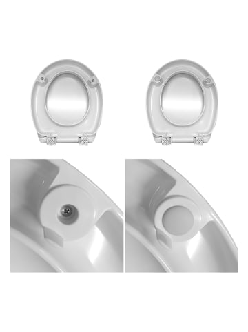 Tiger Toiletbril "Comfort Care" met softclose wit - (L)44 x (B)37 cm