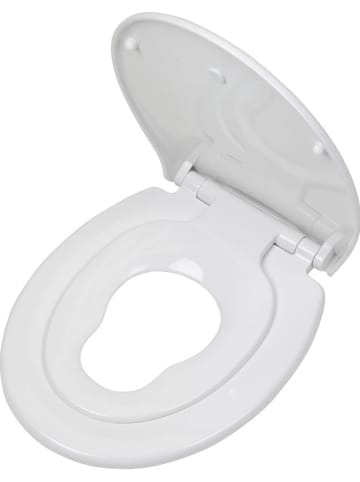 Tiger Toiletbril met kinderzitje "Tulsa" wit - (L)45 x (B)37 cm