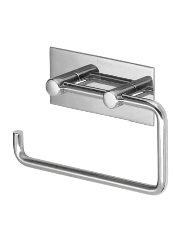 Tiger Toilettenpapierhalter ''Square'' in Silber - (B)9,5 x (H)4,5 x (T)2,5 cm