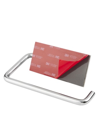 Tiger Toilettenpapierhalter ''Square'' in Silber - (B)9,5 x (H)4,5 x (T)2,5 cm