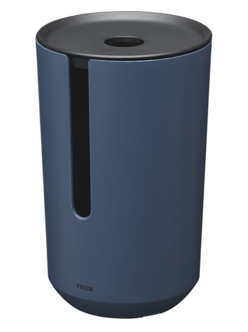 Tiger Opbergbox "Tess" donkerblauw - (H)23,3 x Ø 14,3 cm