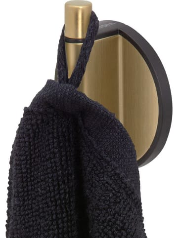 Tiger Wandhaken "Tune" in Gold/ Schwarz - (B)5,4 x (H)6,5 cm