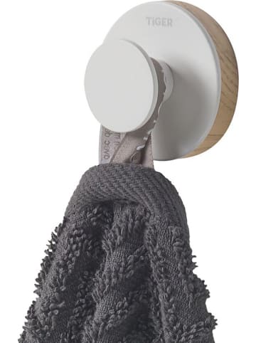 Tiger Wandhaak "Urban" wit - Ø 5 cm