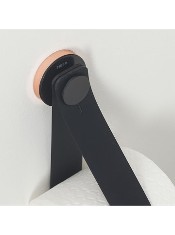 Tiger Toiletrolhouder "Urban" zwart