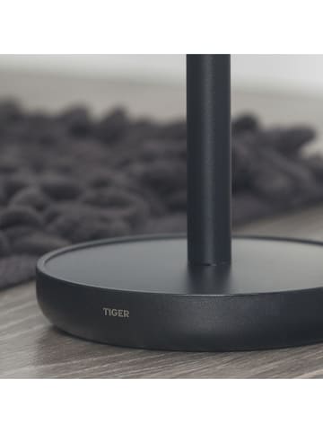 Tiger Toiletrolhouder "Urban" zwart - (H)36 x Ø 12,5 cm