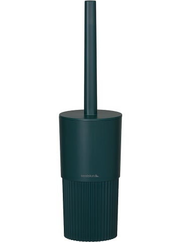 Sealskin Toiletborstelgarnituur "Brave" petrol - (H)40 x Ø 10,5 cm