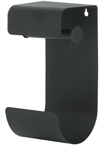 Sealskin Toiletrolhouder zwart - (B)11,5 x (H)12,5 x (D)5,5 cm