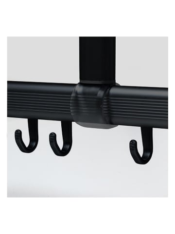 Sealskin Douchegordijnstangset "Easy Roll" zwart