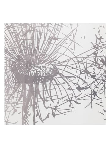 Sealskin Duschvorhang "Flow" in Weiß/ Schwarz - (L)200 x (B)180 cm