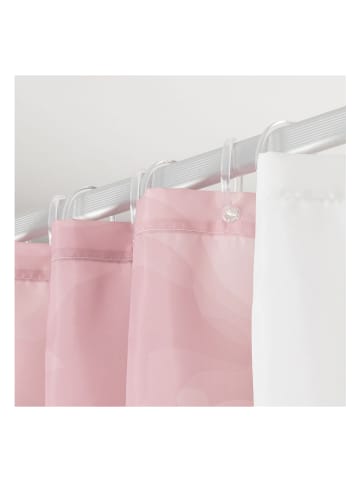 Sealskin Duschvorhang "Made" in Rosa/ Grau - (L)200 x (B)180 cm