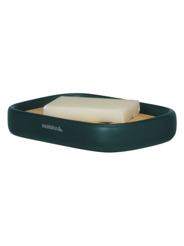 Sealskin Zeepschaaltje "Mind" groen - (B)13 x (H)2,4 x (D)9 cm