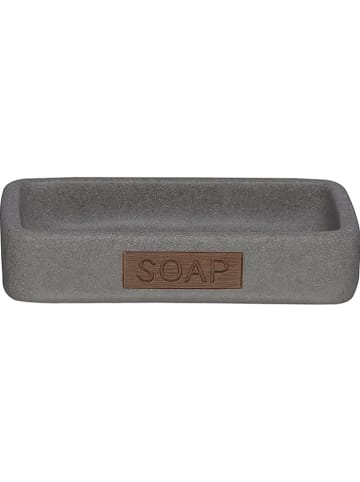 Sealskin Zeepschaaltje grijs - (L)9 x (B)12 cm