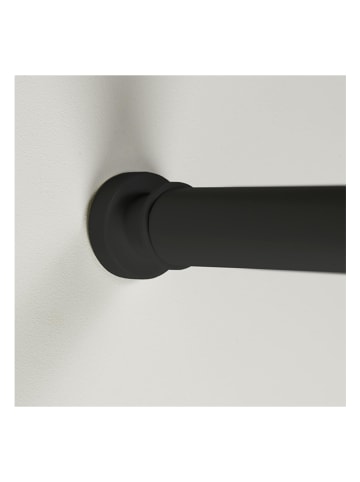 Sealskin Douchegordijnstang "Seatlux" zwart - 125-220 cm