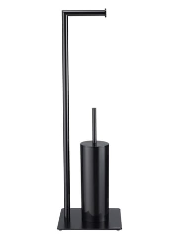 Sealskin Toiletborstelgarnituur "Tube" zwart - (B)20 x (H)71 x (D)20 cm