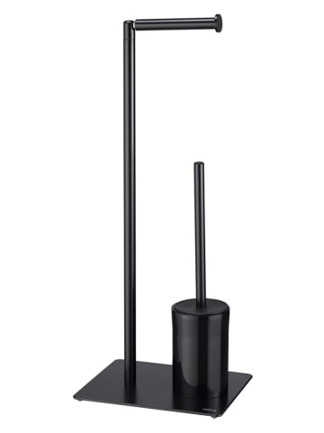 Sealskin Toiletborstelgarnituur "Tube" zwart - (B)25 x (H)61 x (D)20 cm