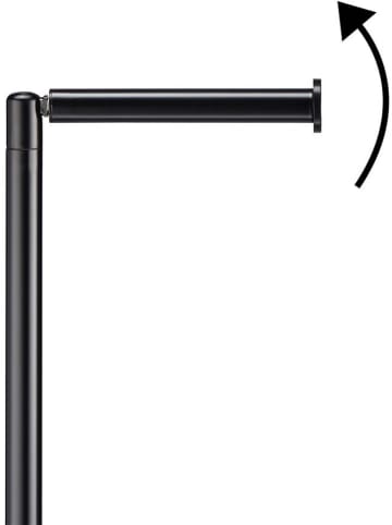 Sealskin WC-Garnitur "Tube" in Schwarz - (B)25 x (H)61 x (T)20 cm