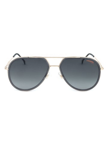 Carrera Okulary przeciwsłoneczne unisex w kolorze złoto-szarym