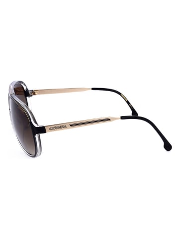 Carrera Męskie okulary przeciwsłoneczne w kolorze czarno-brązowym