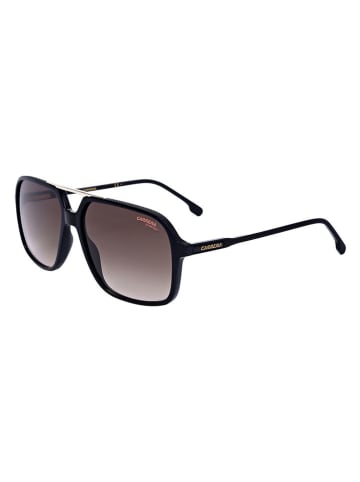 Carrera Unisex-Sonnenbrille in Schwarz/ Hellbraun