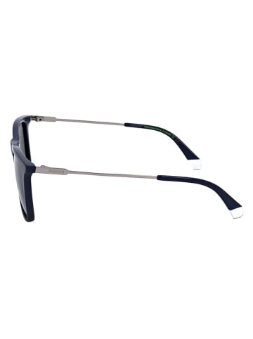 Polaroid Herenzonnebril zwart/zilverkleurig