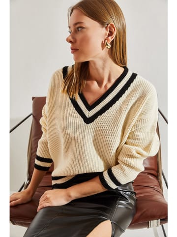 Bianco Lucci Pullover in Beige