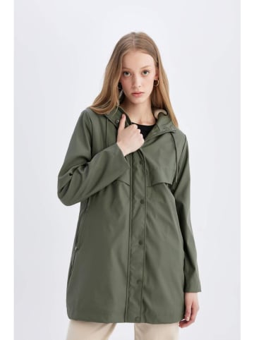 DeFacto Kurtka przeciwdeszczowa w kolorze khaki