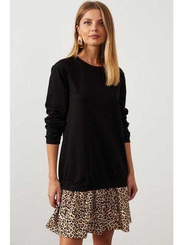 Cool and sexy Kleid in Schwarz/ Beige