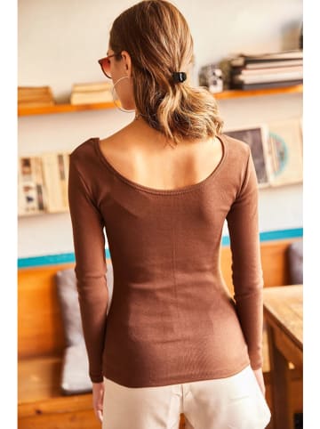 Olalook Longsleeve in Braun