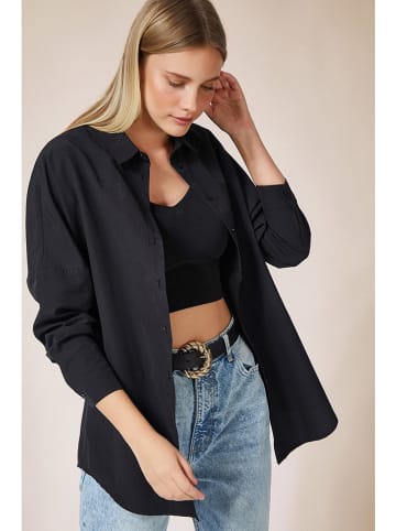 Happiness Istanbul Bluse in Schwarz