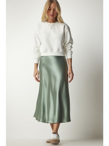 Happiness Istanbul Spódnica w kolorze zielonym