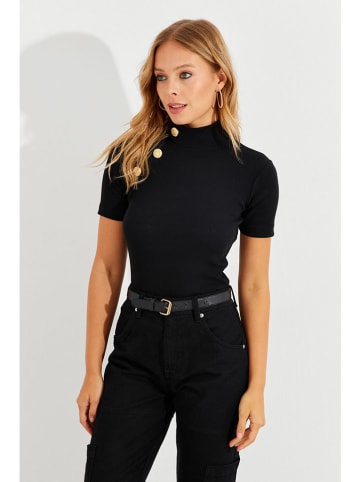 Cool and sexy Bluse in Schwarz