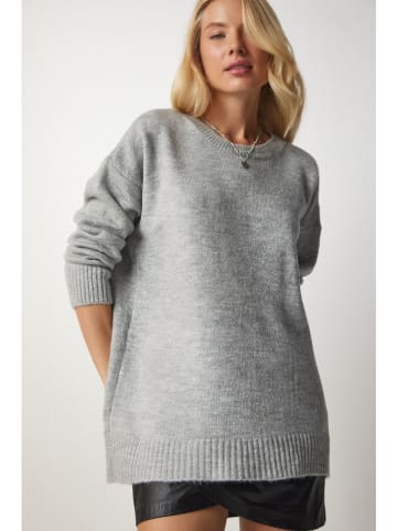 Happiness Istanbul Pullover in Grau