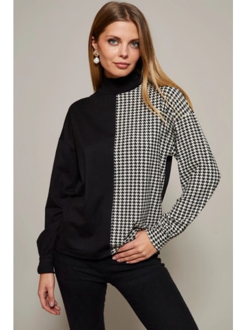 Cool & Sexy Pullover in Schwarz/ Weiß