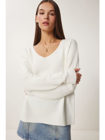 Happiness Istanbul Pullover in Weiß