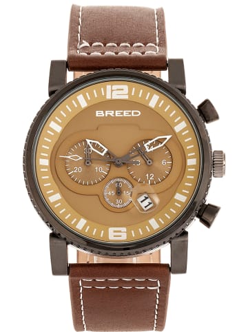 Breed Chronograaf "Ryker" bruin/grijs