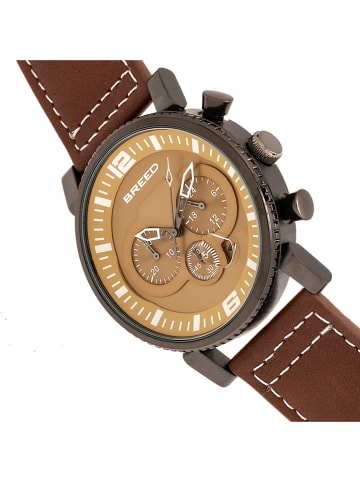 Breed Chronograf "Ryker" w kolorze brązowo-szarym