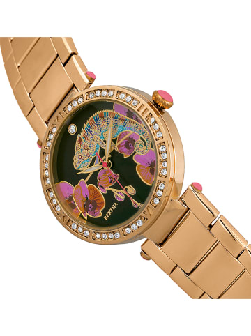 Bertha Kwartshorloge "Camilla" goudkleurig/zwart