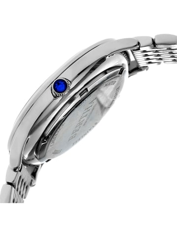 Bertha Quarzuhr "Abby" in Silber/ Schwarz