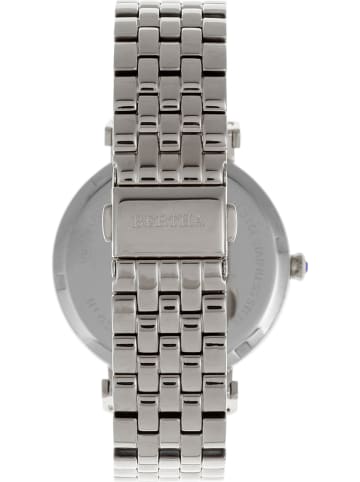 Bertha Zegarek kwarcowy w kolorze srebrnym ze wzorem