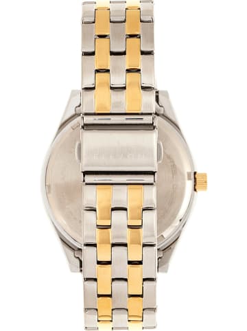 Elevon Quarzuhr "Gann" in Silber-Gold/ Creme