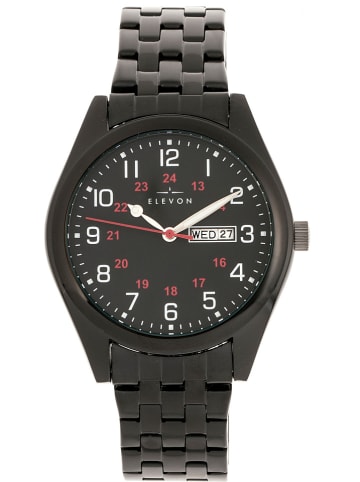 Elevon Quarzuhr "Gann" in Schwarz