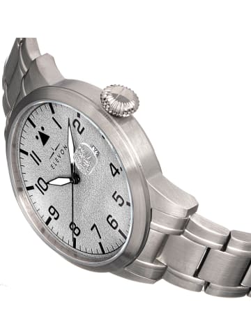 Elevon Zegarek kwarcowy "Stealth" w kolorze srebrnym