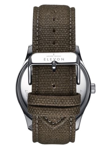 Elevon Quarzuhr ''Crosswind'' in Khaki/ Silber/ Schwarz