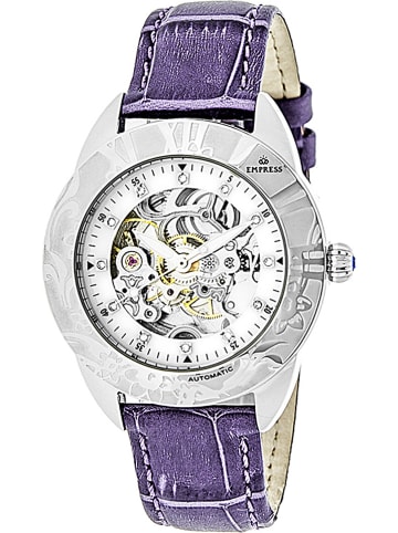 Empress Zegarek automatyczny "Godiva" w kolorze srebrno-fioletowym