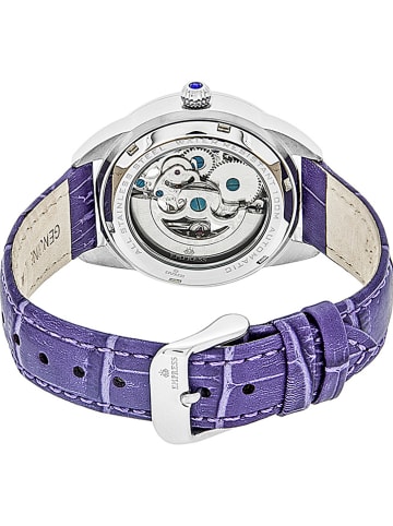 Empress Zegarek automatyczny "Godiva" w kolorze srebrno-fioletowym