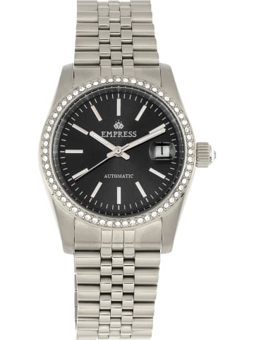 Empress Automatisch horloge "Constance" zilverkleurig/zwart