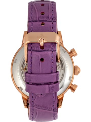 Empress Automatisch horloge "Beatrice" paars/roségoudkleurig