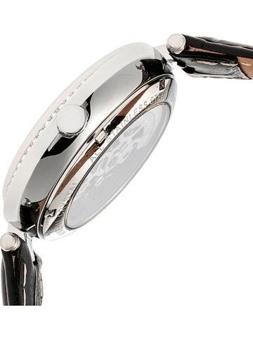 Empress Automatikuhr "Stella" in Schwarz/ Silber