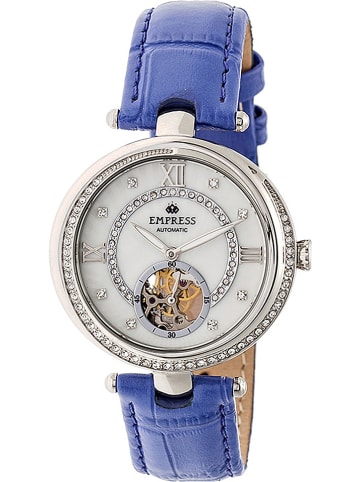 Empress Automatikuhr "Stella" in Blau/ Silber/ Weiß